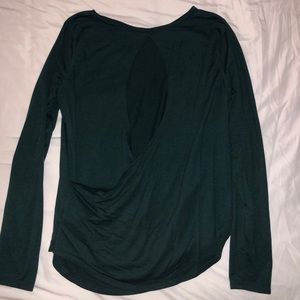 Old Navy Relaxed Cutout-Back Terry Top